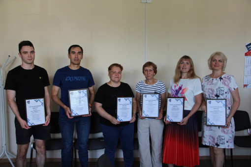 Сотрудники  Спортивного клуба Череповец были награждены благодарственными письмами